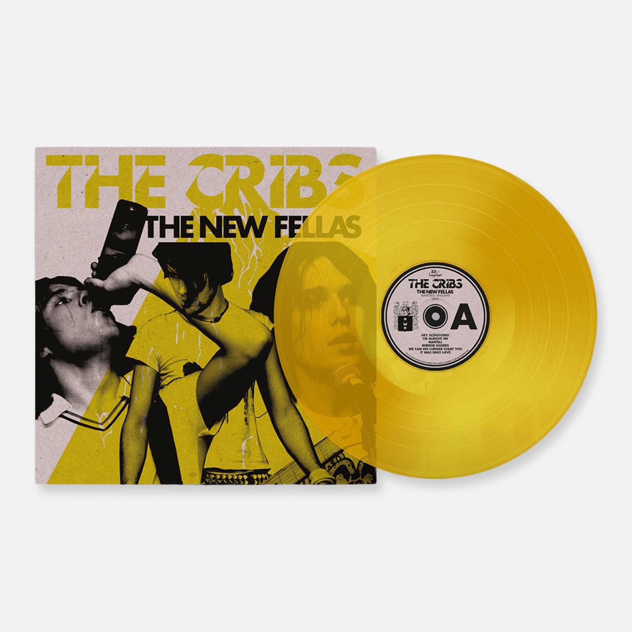 The Cribs - New Fellas - (2022 Reissue) - Yellow Vinyl Sonic Blew Deluxe  Edition