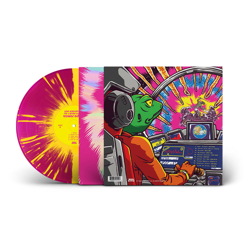 King Gizzard And The Lizard Wizard - Teenage Gizzard - 50/50 Yellow & Magenta Coloured vinyl