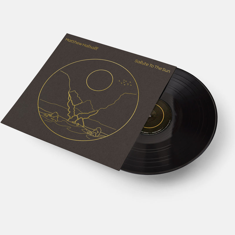 Photo showing Matthew Halsall - Salute To The Sun - Double Black Vinyl LP With Pantone Gold Sleeve - Repress