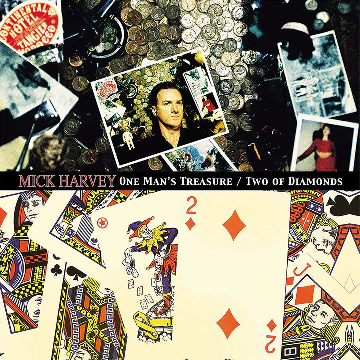 Mick Harvey - One Man's Treasure / Two Of Diamonds - Limited Edition Gold / Red Vinyl - Album Cover Artwork