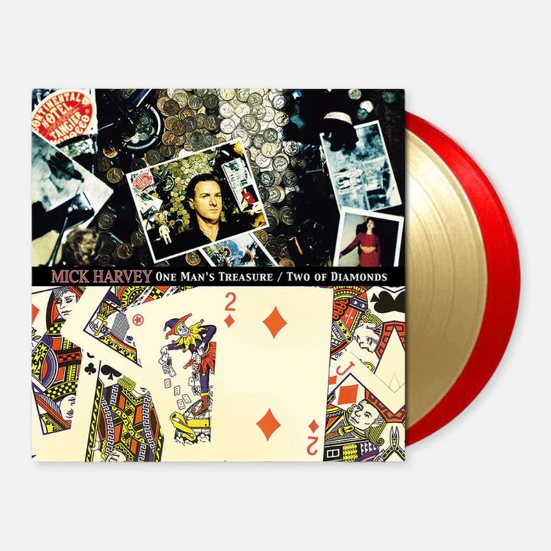 Mick Harvey - One Man's Treasure / Two Of Diamonds - Limited Edition Gold / Red Vinyl - Double LP