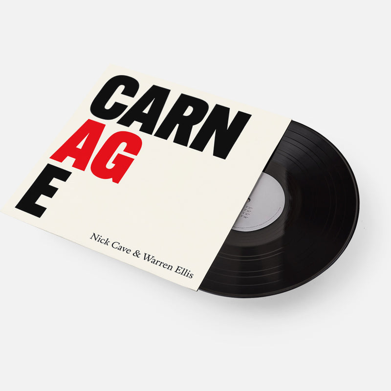 Nick Cave & Warren Ellis - Carnage - Black Vinyl LP + 24 Page Booklet