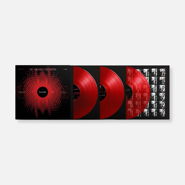 he Cinematic Orchestra - Every Day - Limited Edition Translucent Red Vinyl Triple LP