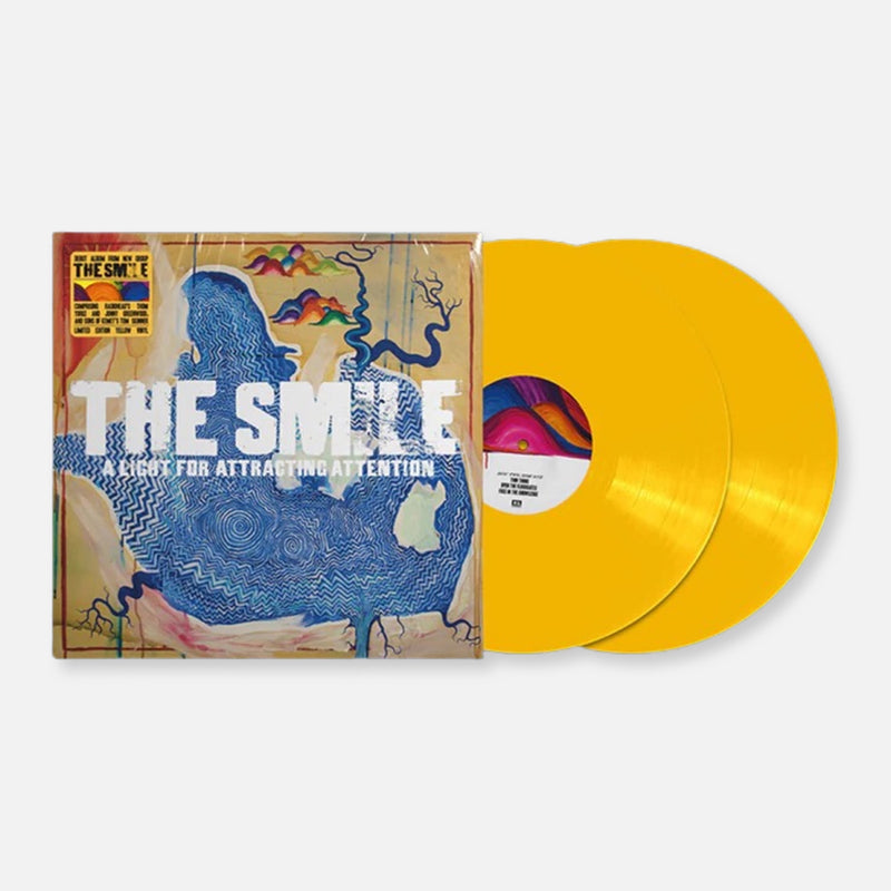The Smile - A Light For Attracting Attention - Limited Edition Yellow Vinyl Double LP 